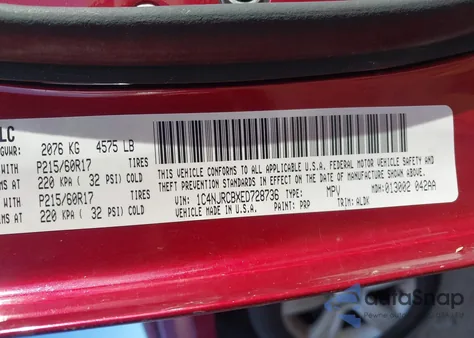 2014 Jeep Patriot Limited z USA, uszkodzony, nr VIN 1C4NJRCBXED728736